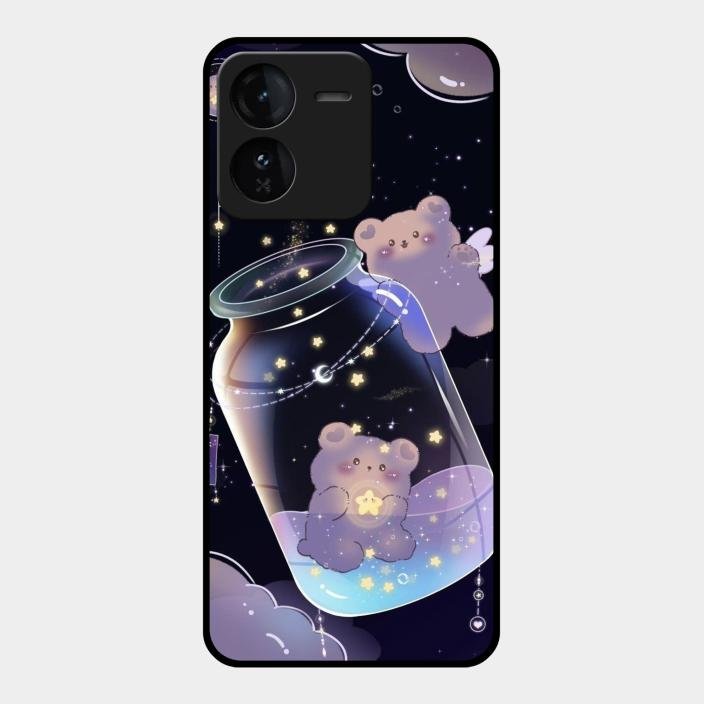 Sky Panda Design Glass Phone Case Cover V2 For Iqoo Z9 5G
