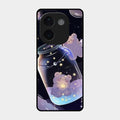 Sky Panda Design Glass Phone Case Cover V2 For Iqoo Z9S Pro 5G