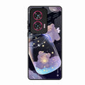 Sky Panda Design Glass Phone Case Cover V2 For Motorola Edge 50 Fusion 5G