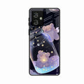 Sky Panda Design Glass Phone Case Cover V2 For Motorola G54 5G