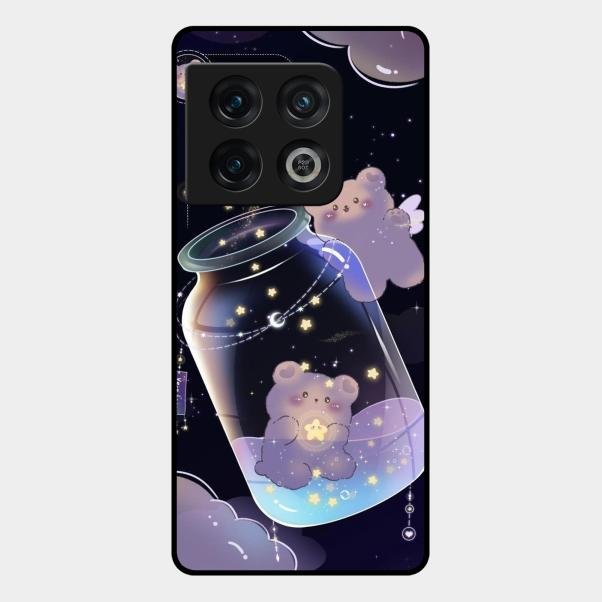 Sky Panda Design Glass Phone Case Cover V2 For Oneplus 10 Pro 5G