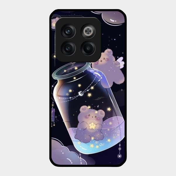 Sky Panda Design Glass Phone Case Cover V2 For Oneplus 10T 5G