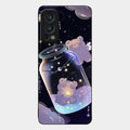 Sky Panda Design Glass Phone Case Cover V2 For Oneplus Nord 2 5G