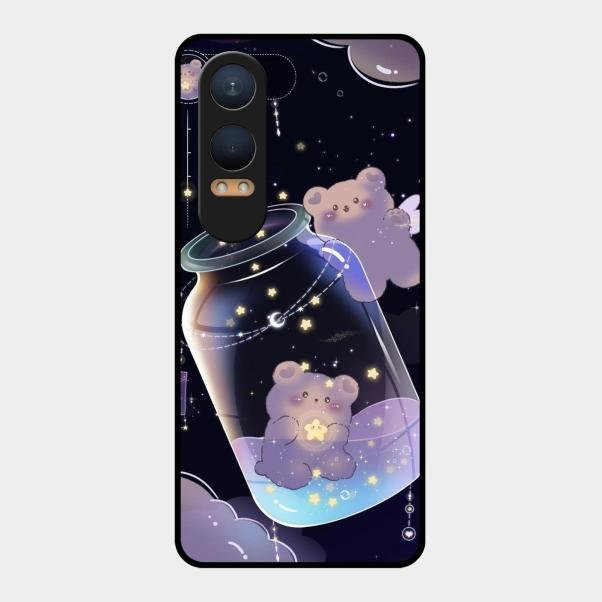 Sky Panda Design Glass Phone Case Cover V2 For Oneplus Nord Ce 4 Lite 5G