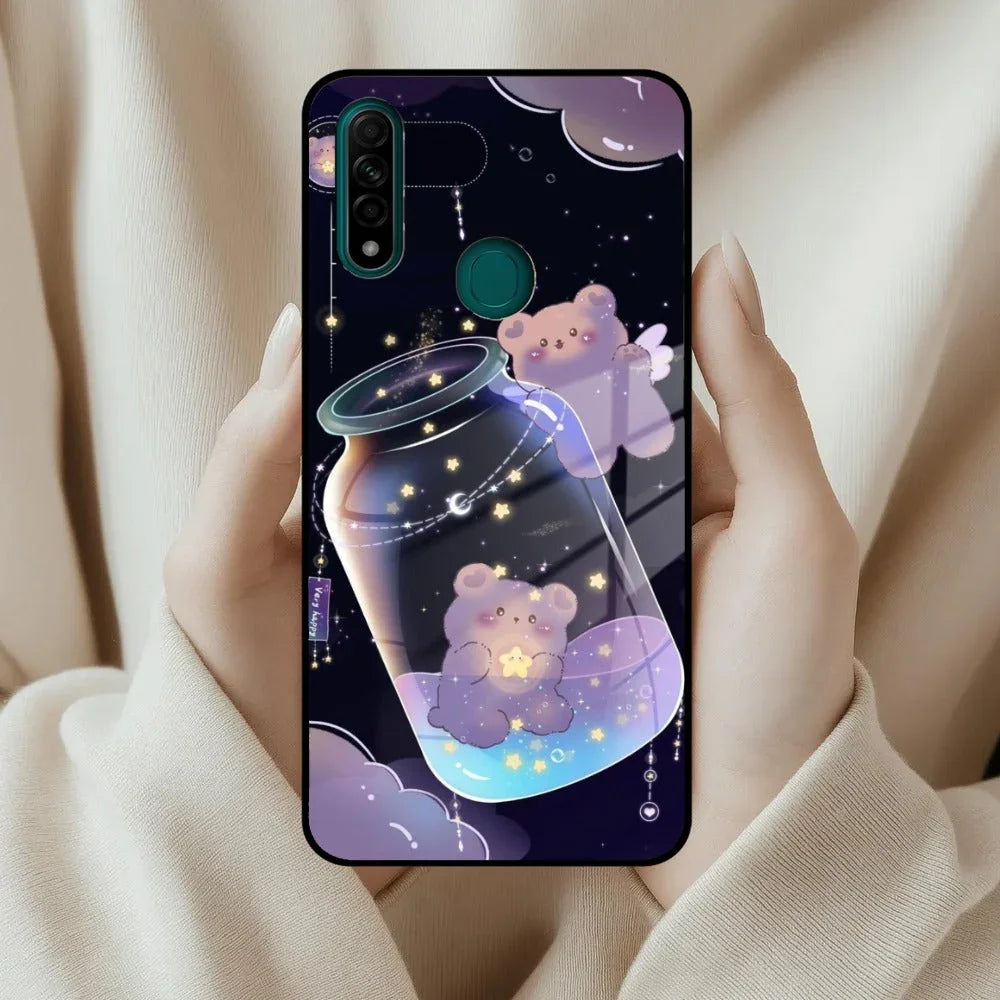 Sky Panda Design Glass Phone Case Cover V2 For Oppo - ShopOnCliQ