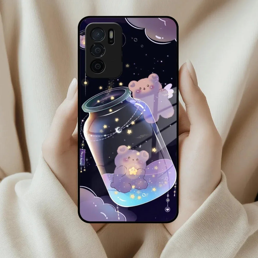 Sky Panda Design Glass Phone Case Cover V2 For Oppo - ShopOnCliQ