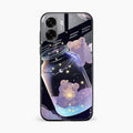 Sky Panda Design Glass Phone Case Cover V2 For Oppo A6X 5G