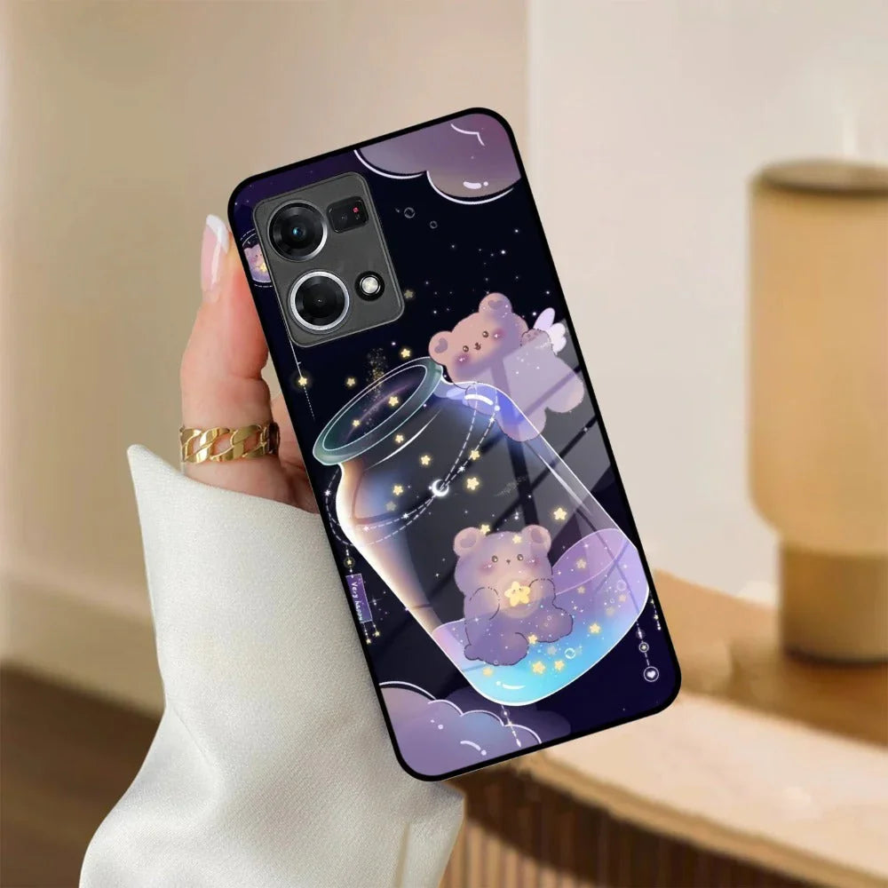 Sky Panda Design Glass Phone Case Cover V2 For Oppo - ShopOnCliQ