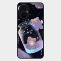 Sky Panda Design Glass Phone Case Cover V2 For Oppo F21S Pro 5G