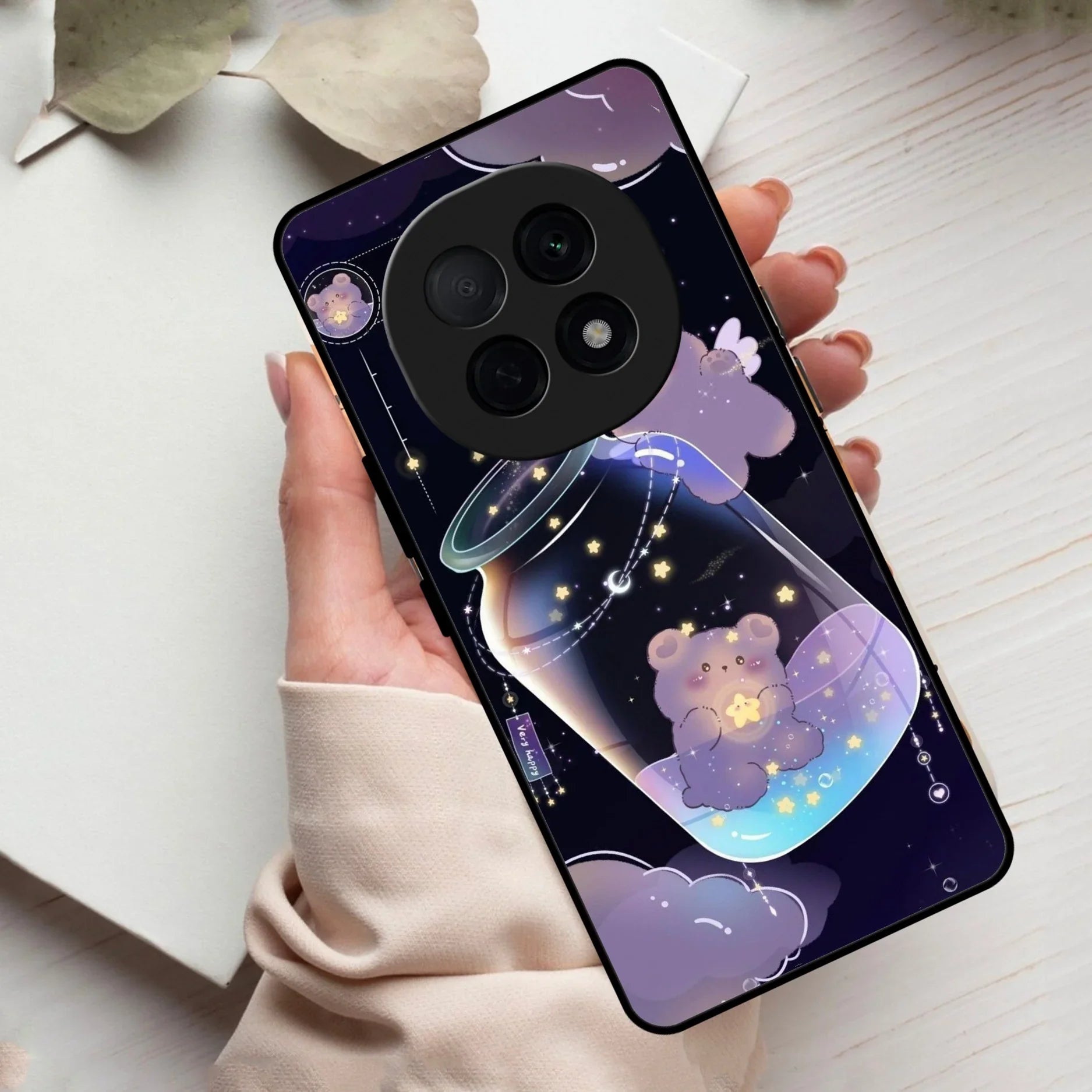 Sky Panda Design Glass Phone Case Cover V2 For Oppo - ShopOnCliQ