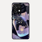 Sky Panda Design Glass Phone Case Cover V2 For Oppo F31 5G
