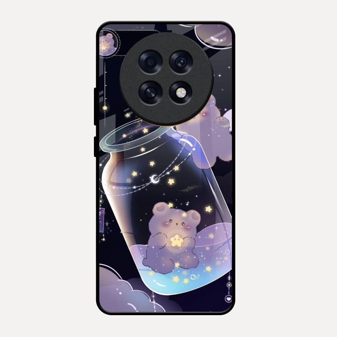 Sky Panda Design Glass Phone Case Cover V2 For Oppo F31 Pro Plus 5G