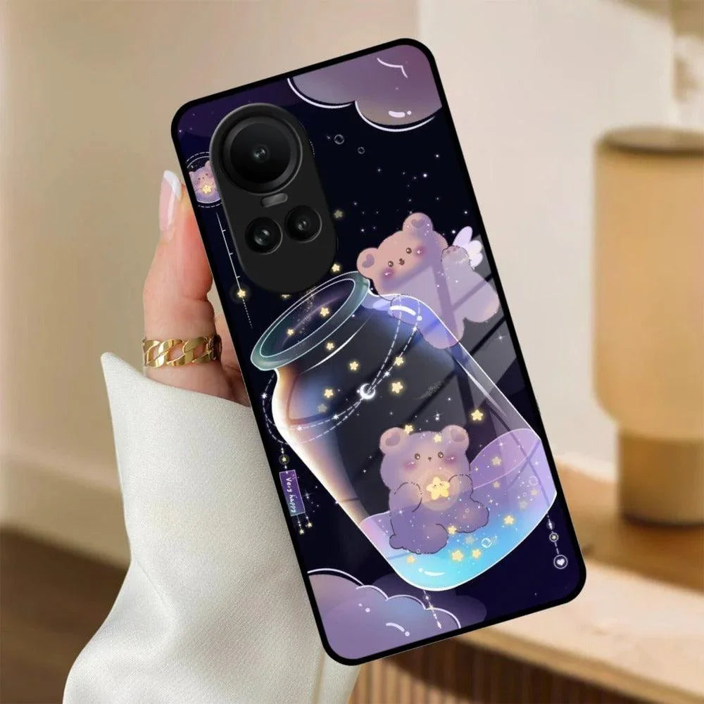 Sky Panda Design Glass Phone Case Cover V2 For Oppo - ShopOnCliQ