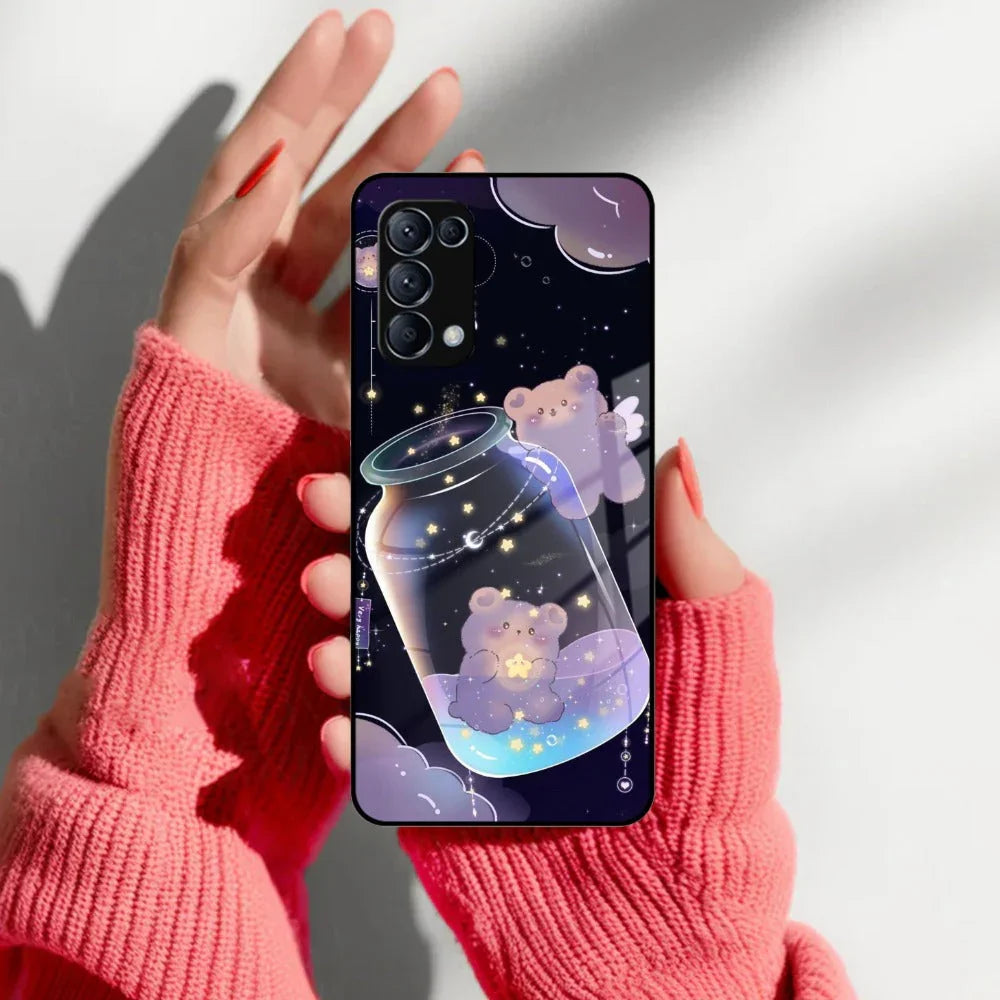 Sky Panda Design Glass Phone Case Cover V2 For Oppo - ShopOnCliQ