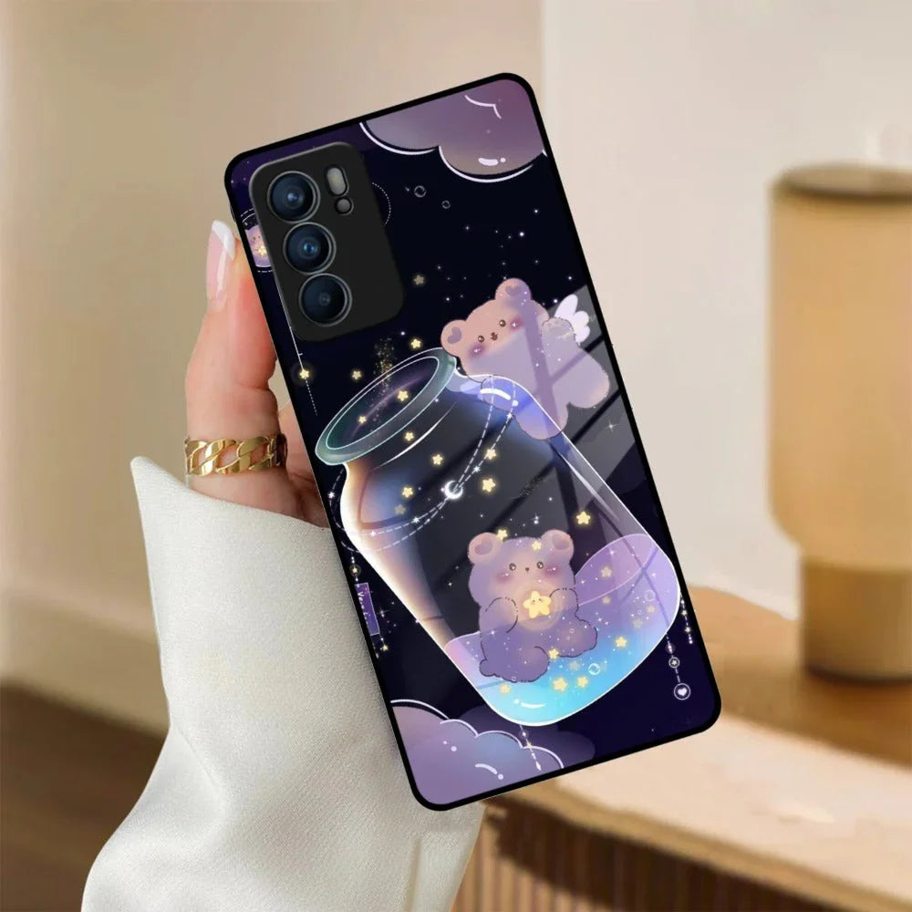 Sky Panda Design Glass Phone Case Cover V2 For Oppo - ShopOnCliQ
