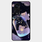 Sky Panda Design Glass Phone Case Cover V2 For Oppo Reno 8T 5G