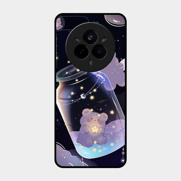 Sky Panda Design Glass Phone Case Cover V2 For Realme 14 Pro Plus 5G