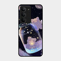 Sky Panda Design Glass Phone Case Cover V2 For Realme 14X 5G