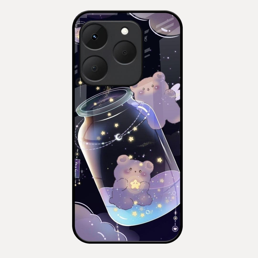 Sky Panda Design Glass Phone Case Cover V2 For Realme 15T 5G