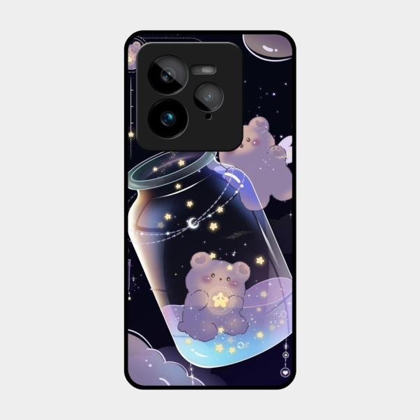 Sky Panda Design Glass Phone Case Cover V2 For Realme Gt 7 Pro