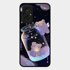 Sky Panda Design Glass Phone Case Cover V2 For Redmi 11 Prime 4G