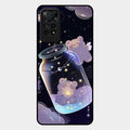 Sky Panda Design Glass Phone Case Cover V2 For Redmi Note 11 Pro 5G