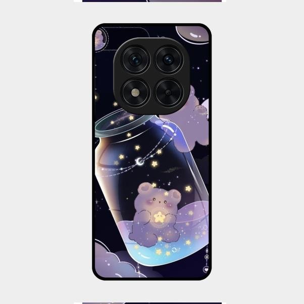 Sky Panda Design Glass Phone Case Cover V2 For Redmi Note 14 Pro 5G