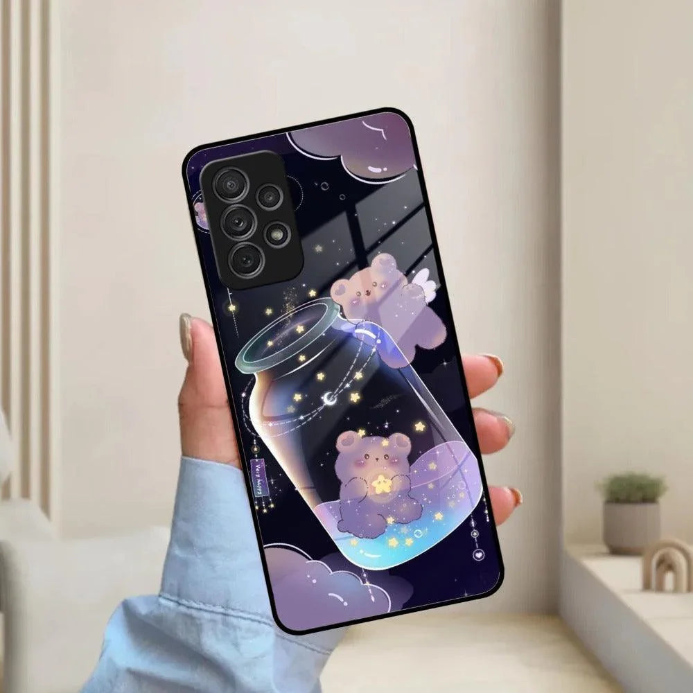 Sky Panda Design Glass Phone Case Cover V2 For Samsung - ShopOnCliQ