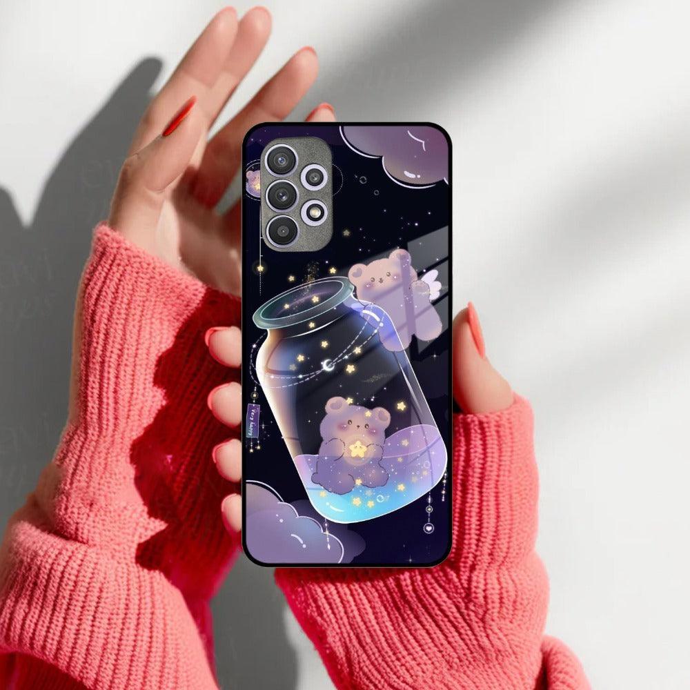 Sky Panda Design Glass Phone Case Cover For Samsung - ShopOnCliQ