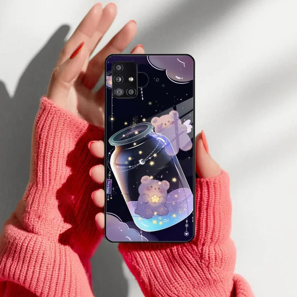 Sky Panda Design Glass Phone Case Cover V2 For Samsung - ShopOnCliQ