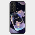 Sky Panda Design Glass Phone Case Cover V2 For Samsung Galaxy A34 5G