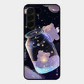 Sky Panda Design Glass Phone Case Cover V2 For Samsung Galaxy A36 5G