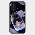 Sky Panda Design Glass Phone Case Cover V2 For Samsung Galaxy F23 5G