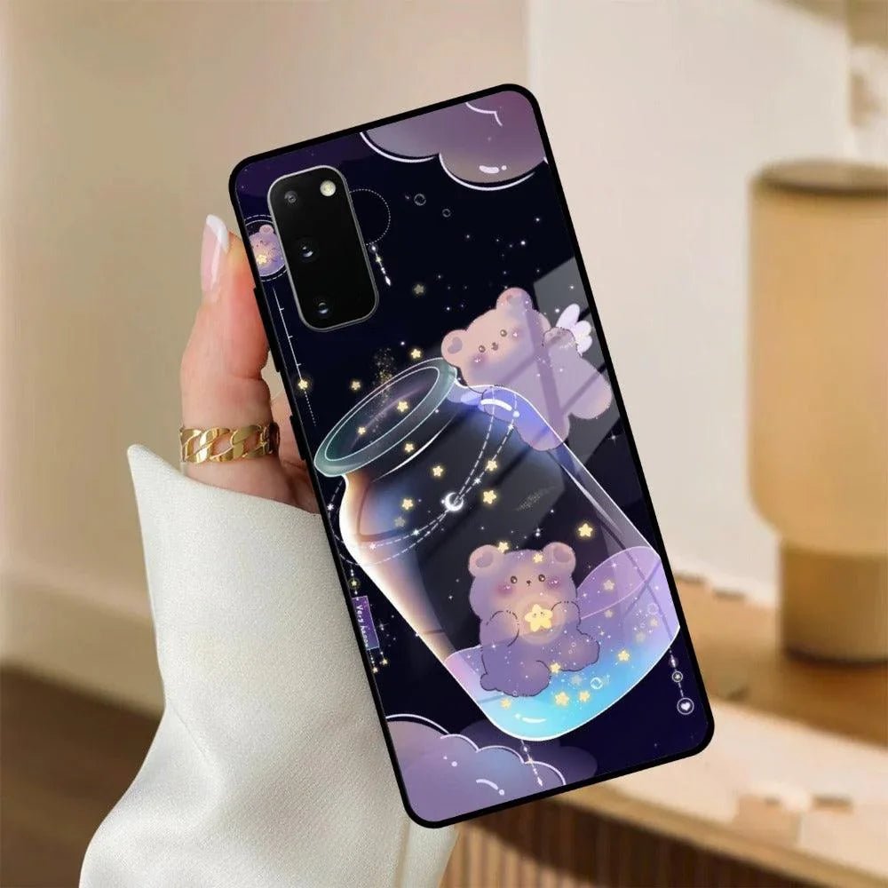 Sky Panda Design Glass Phone Case Cover V2 For Samsung - ShopOnCliQ