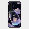 Sky Panda Design Glass Phone Case Cover V2 For Samsung Galaxy S23 5G