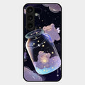 Sky Panda Design Glass Phone Case Cover V2 For Samsung Galaxy S23 Fe 5G