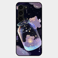 Sky Panda Design Glass Phone Case Cover V2 For Samsung Galaxy S23 Plus 5G