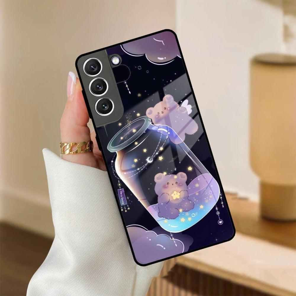 Sky Panda Design Glass Phone Case Cover V2 For Samsung - ShopOnCliQ