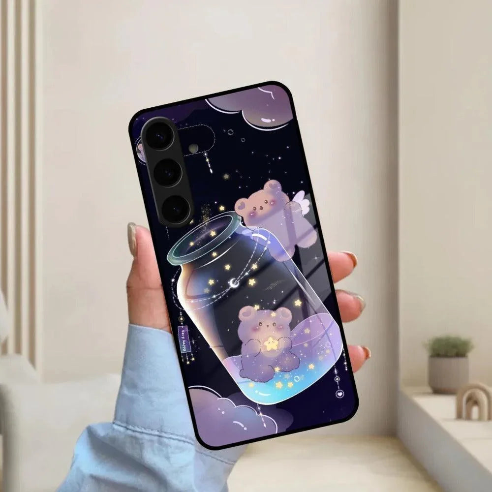 Sky Panda Design Glass Phone Case Cover V2 For Samsung - ShopOnCliQ