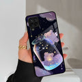 Sky Panda Design Glass Phone Case Cover V2 For Samsung Galaxy A42 5G