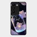 Sky Panda Design Glass Phone Case Cover V2 For Vivo T3 5G