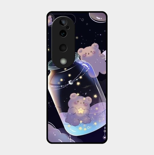 Sky Panda Design Glass Phone Case Cover V2 For Vivo T3 Ultra