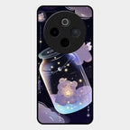 Sky Panda Design Glass Phone Case Cover V2 For Vivo T4 5G