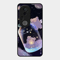 Sky Panda Design Glass Phone Case Cover V2 For Vivo T4 Ultra 5G