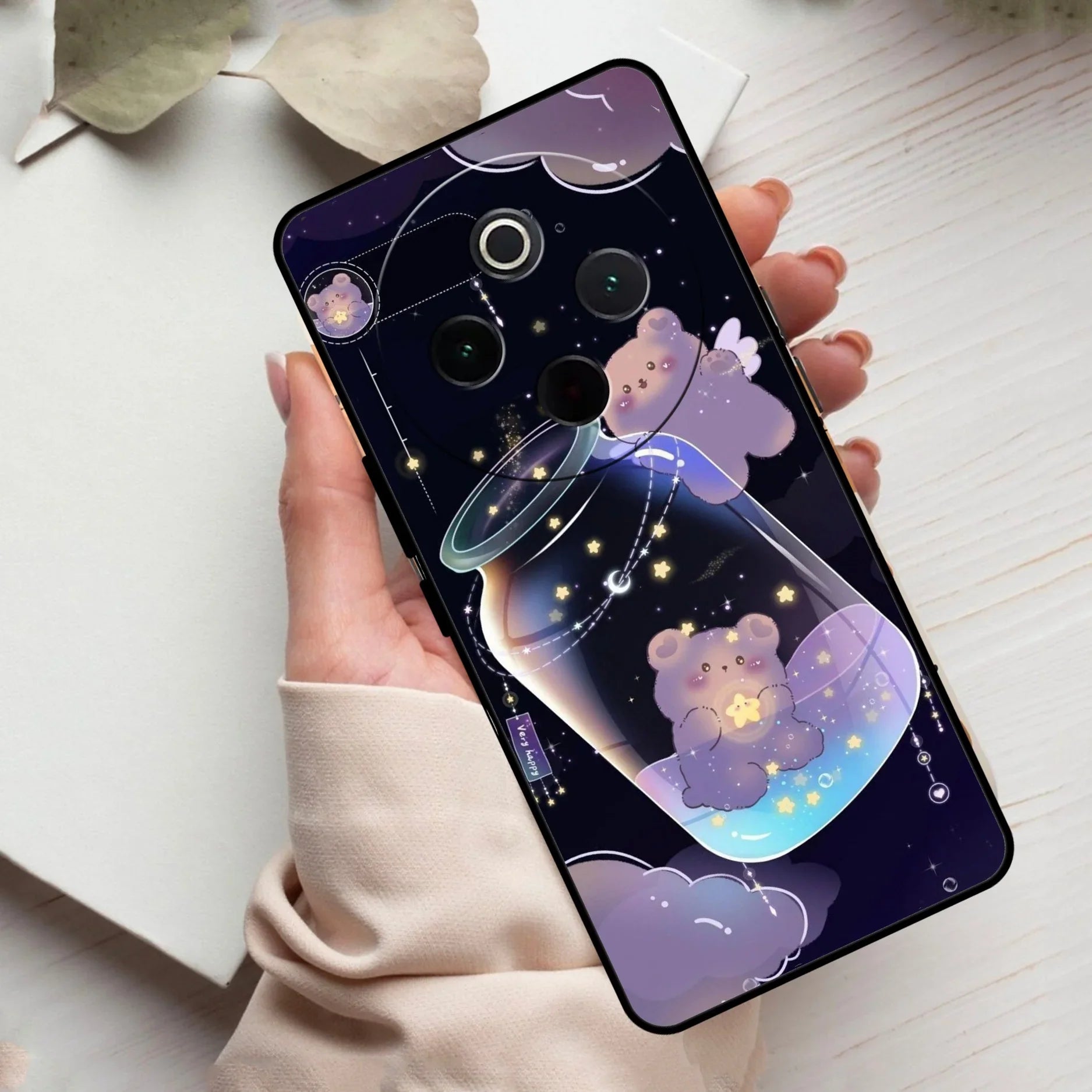 Sky Panda Design Glass Phone Case Cover V2 For Vivo - ShopOnCliQ