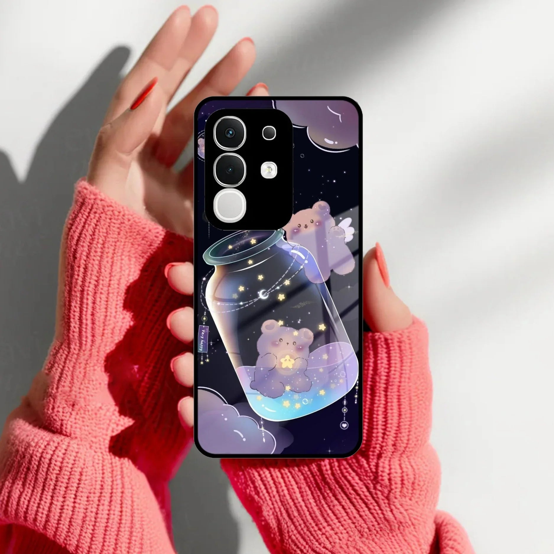 Sky Panda Design Glass Phone Case Cover V2 For Vivo - ShopOnCliQ