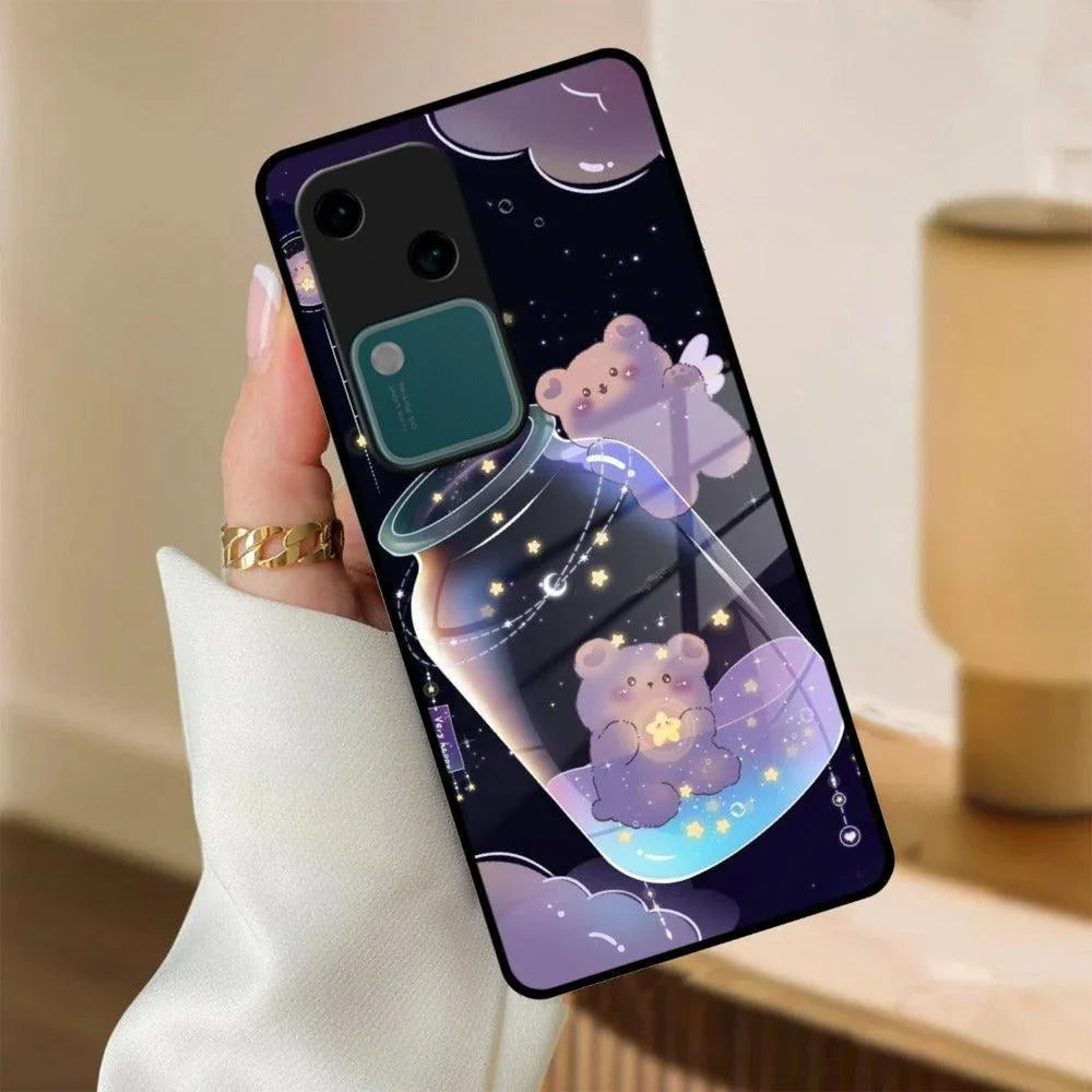 Sky Panda Design Glass Phone Case Cover V2 For Vivo - ShopOnCliQ