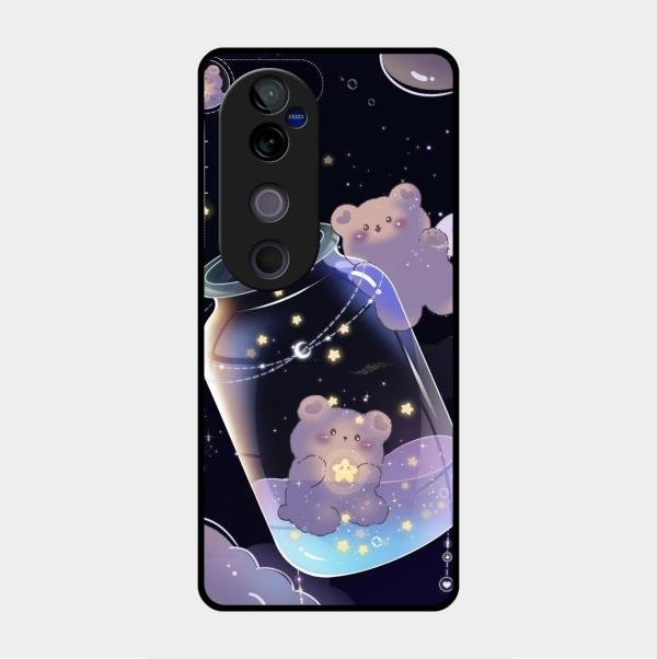 Sky Panda Design Glass Phone Case Cover V2 For Vivo V40 Pro 5G
