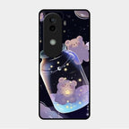 Sky Panda Design Glass Phone Case Cover V2 For Vivo V40E 5G