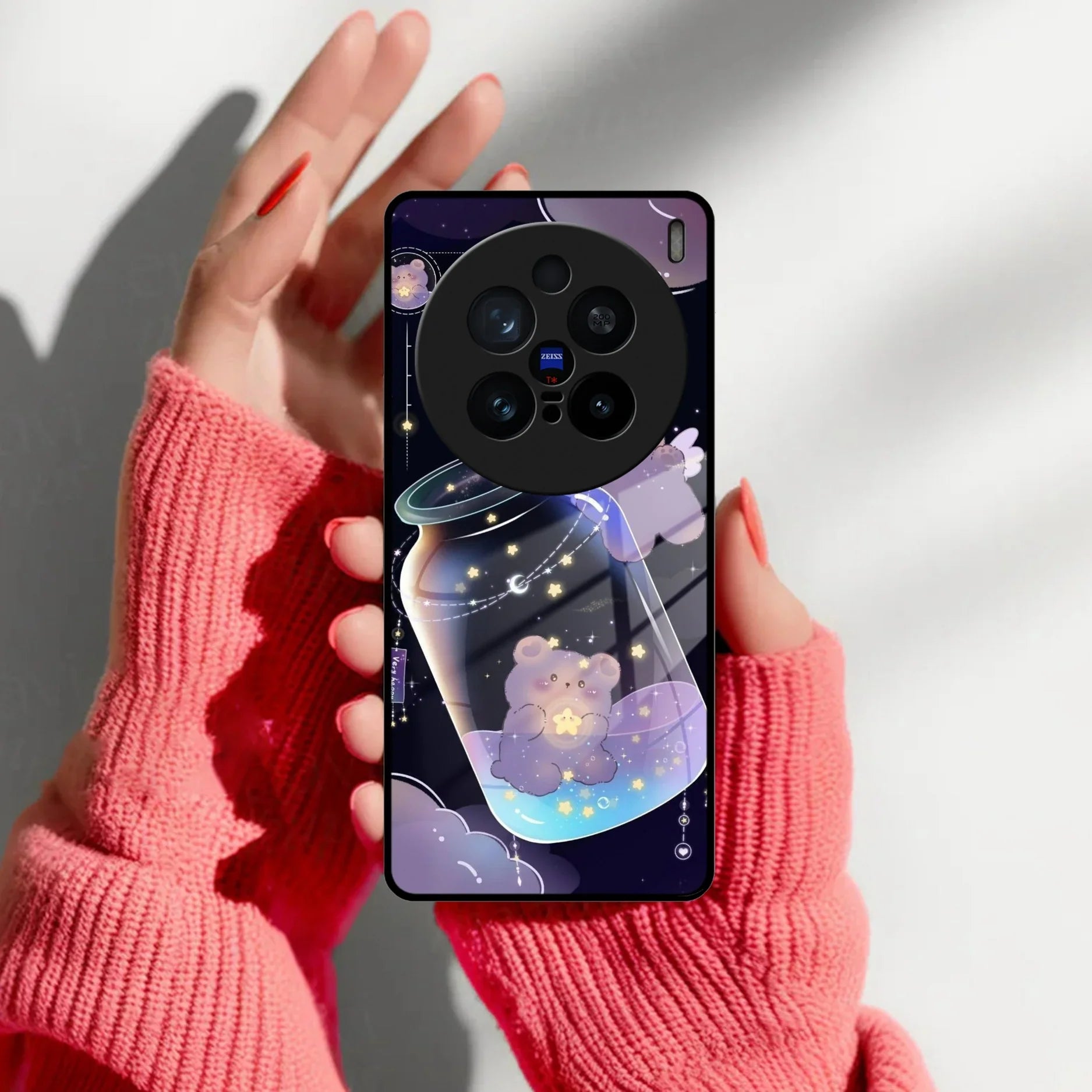 Sky Panda Design Glass Phone Case Cover V2 For Vivo - ShopOnCliQ